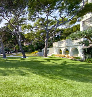 Gazon synthétique pour les jardins