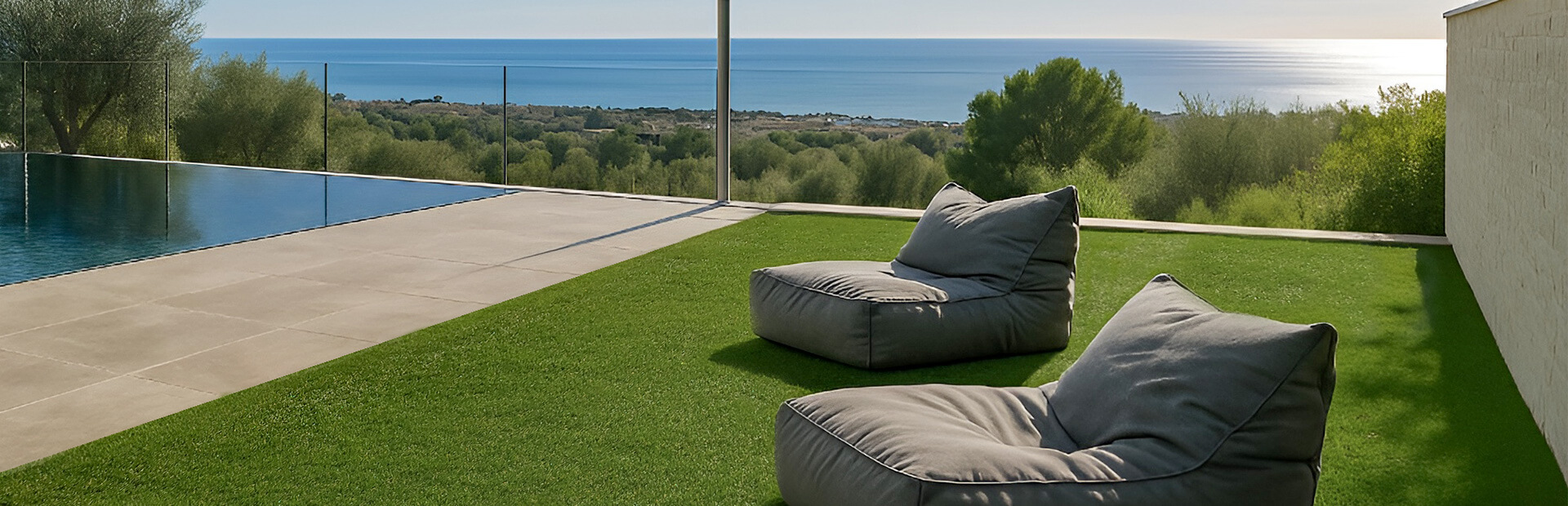 Gazon synthétique pour terrasse